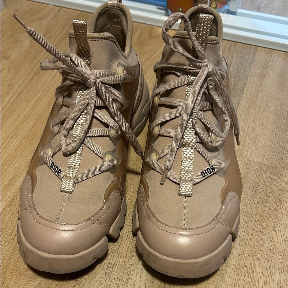 Dior D-Connect Sneakers in Rose Pink